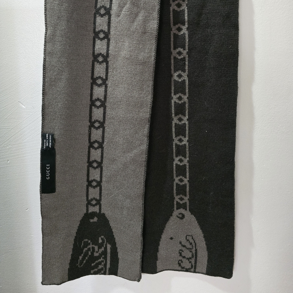 Rare Gucci Men  Chain Scarf - Picture 7 of 10